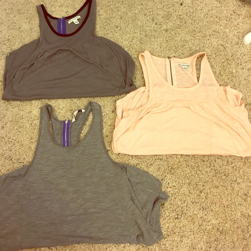 Set of three tanks
