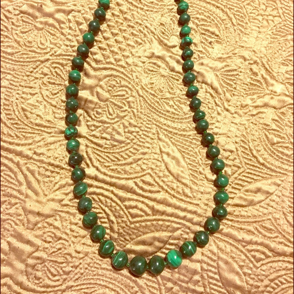 Vintage Malachite necklace