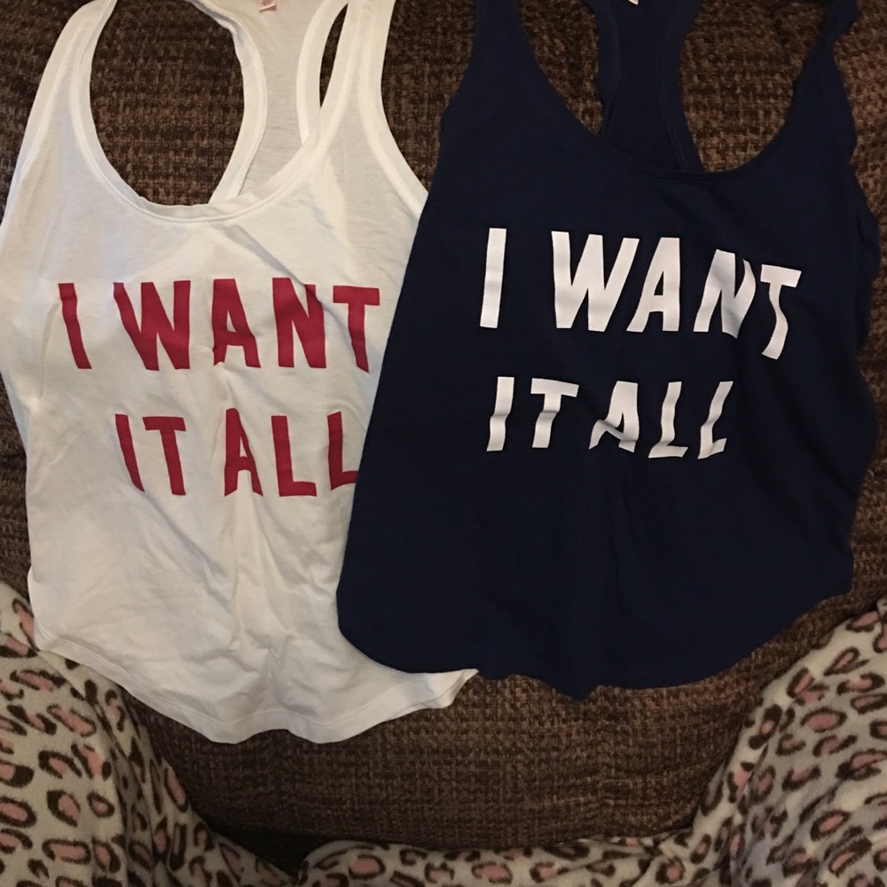Victoria's Secret tanks