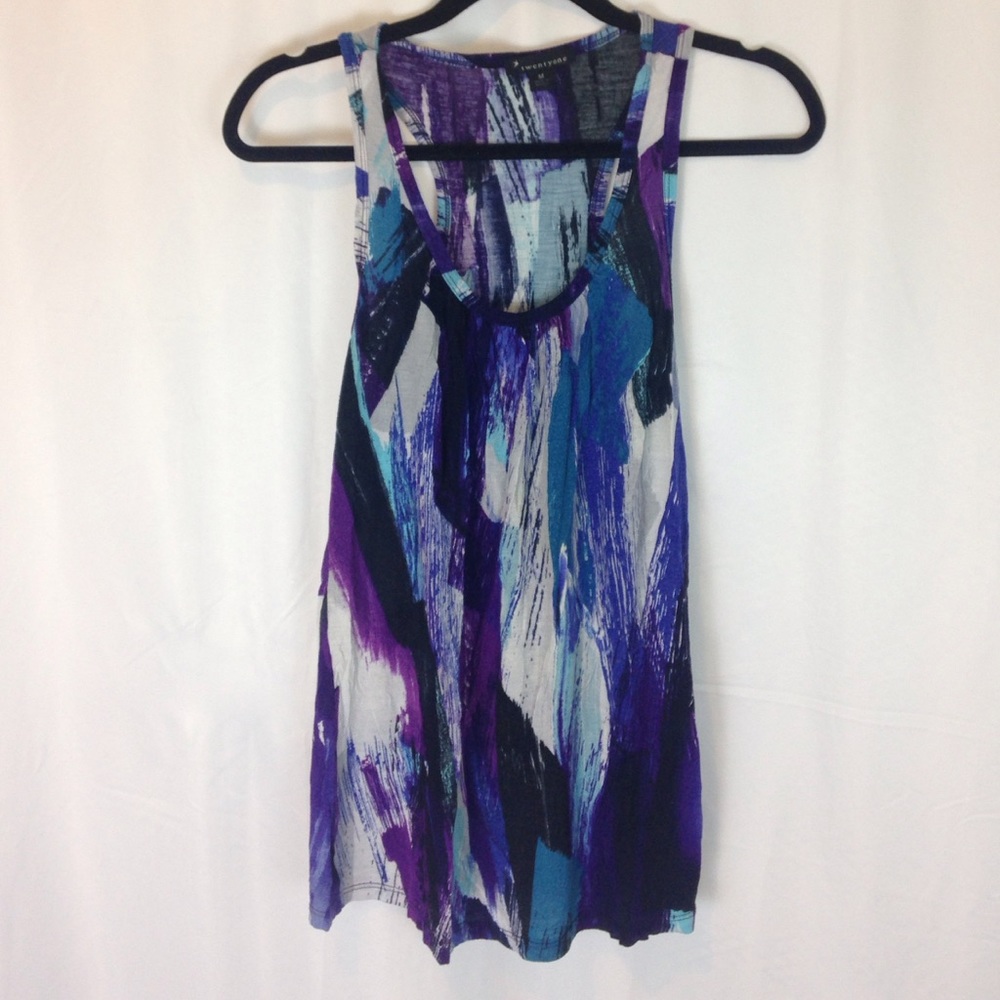 Forever 21 paint swosh tank top
