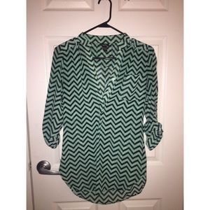 Chevron Tunic Blouse