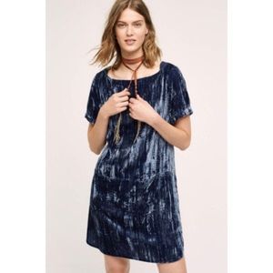 Anthropologie/Floreat crushed velvet tunic