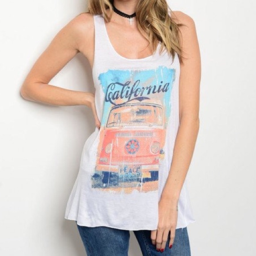 🔹Last One🔹California VW Graphic Tank - Picture 5 of 6