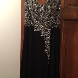 Black long dress