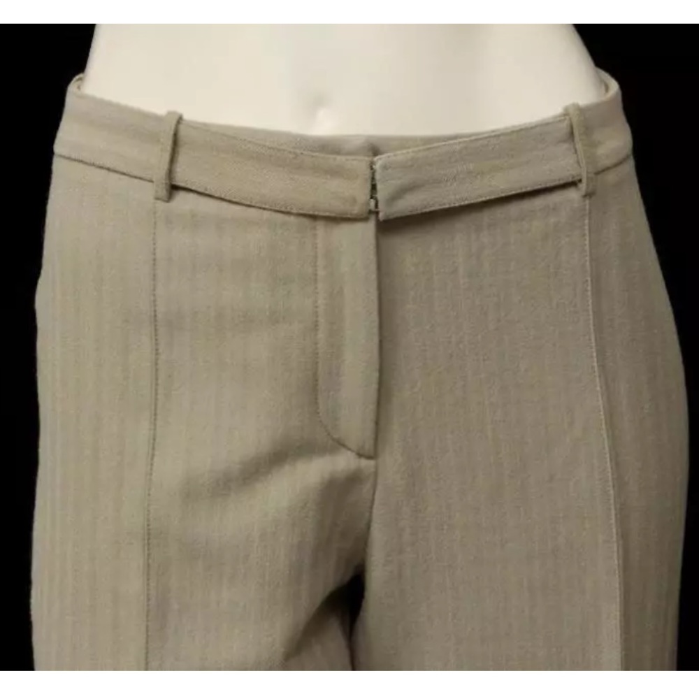Narciso Rodriguez Beige Wide Leg Business Trousers - Picture 4 of 6
