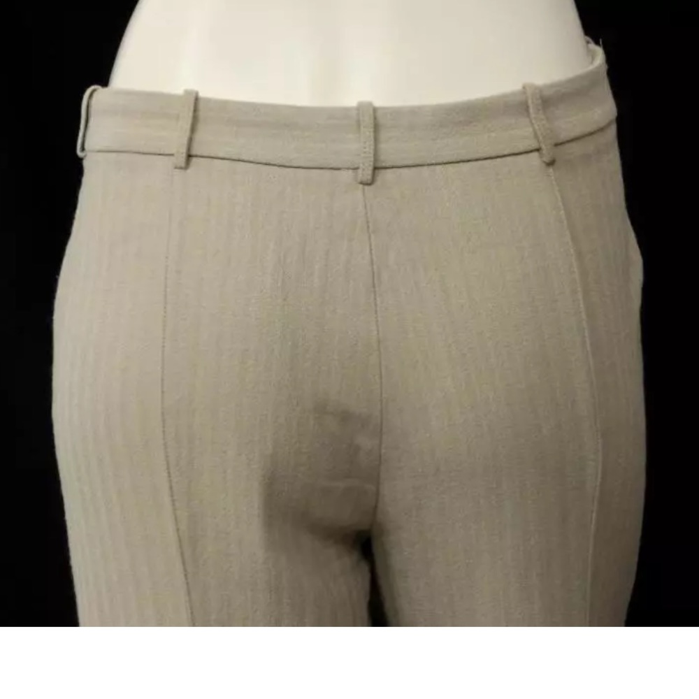 Narciso Rodriguez Beige Wide Leg Business Trousers - Picture 5 of 6