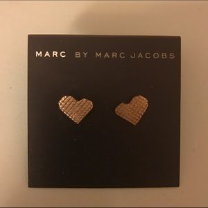 Marc by Marc jacobs heart earrings
