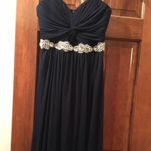 Navy blue dress