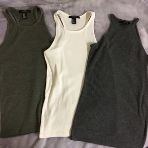 Forever 21 High Neck Tank Bundle