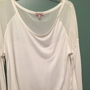 Juicy Couture white blouse!
