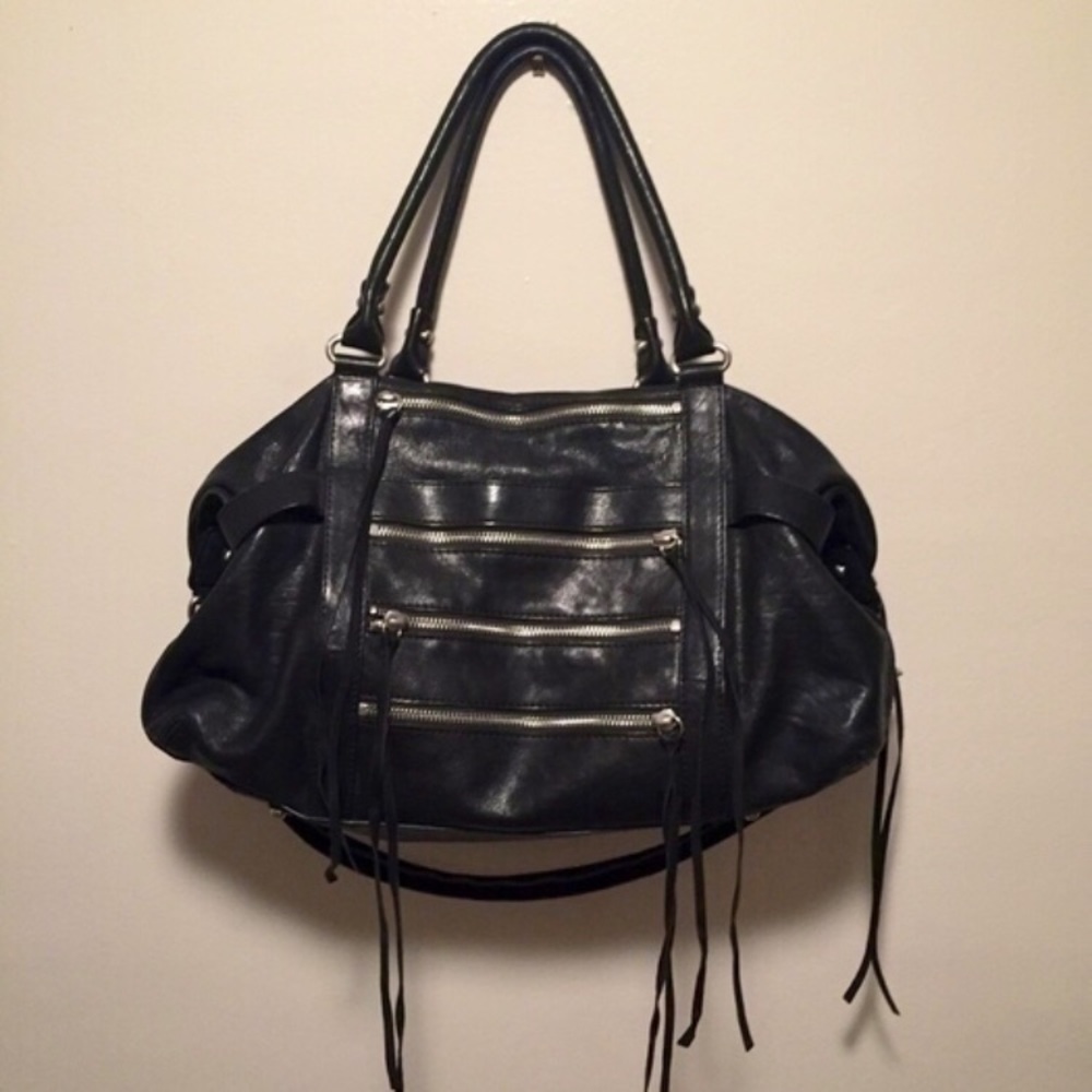 Botkier Black Leather Shoulder Bag