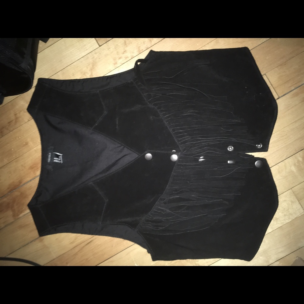 NWOT Fringe Vest