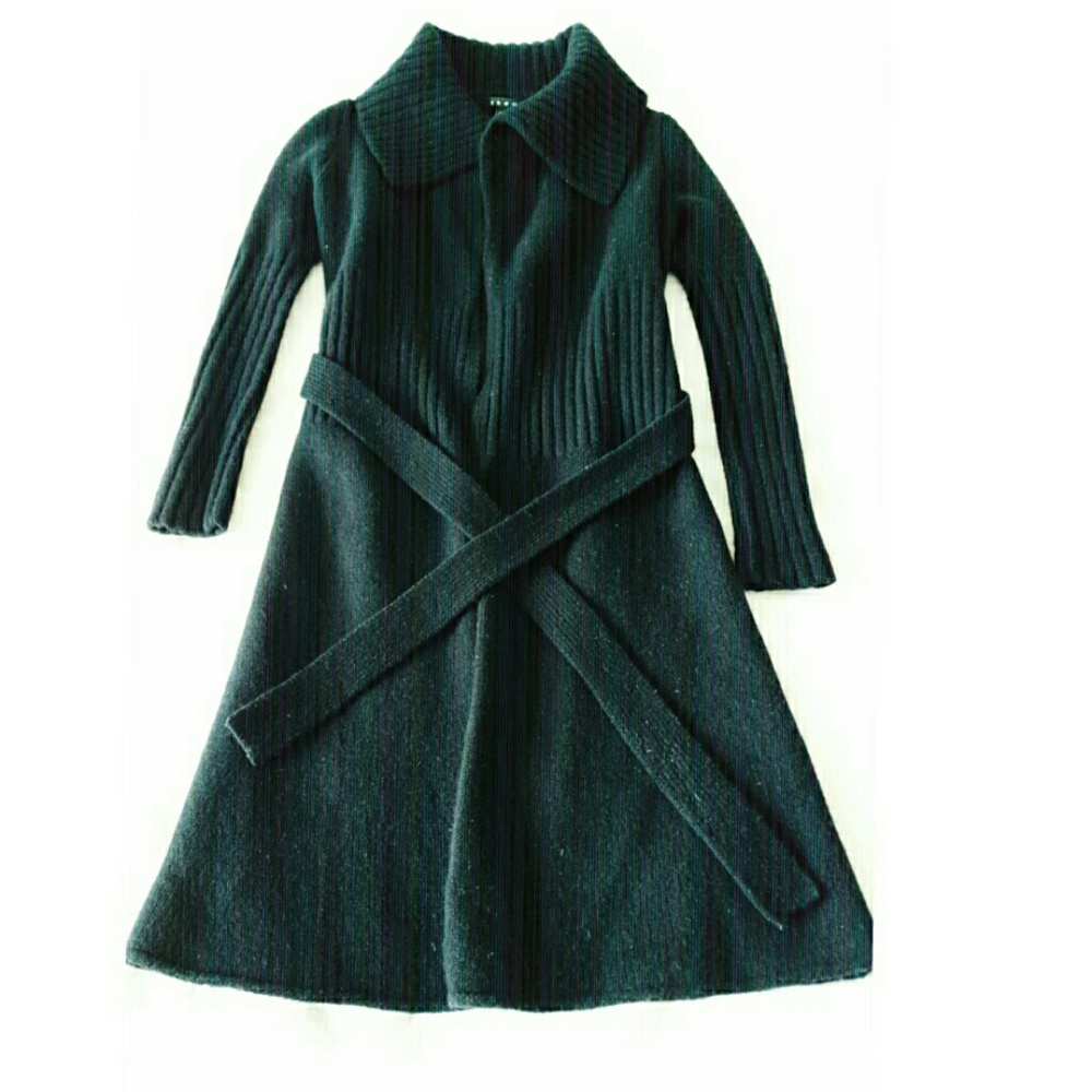 Theory belted sweater coat NWOT