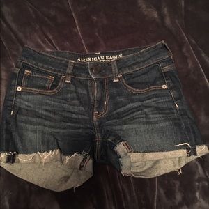 Denim shorts