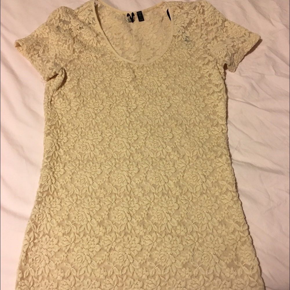 BKE Boutique lace blouse