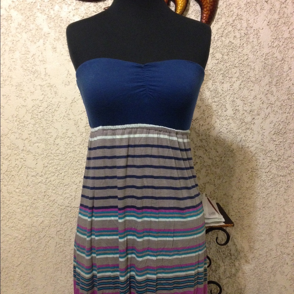 Roxy strapless maxi dress