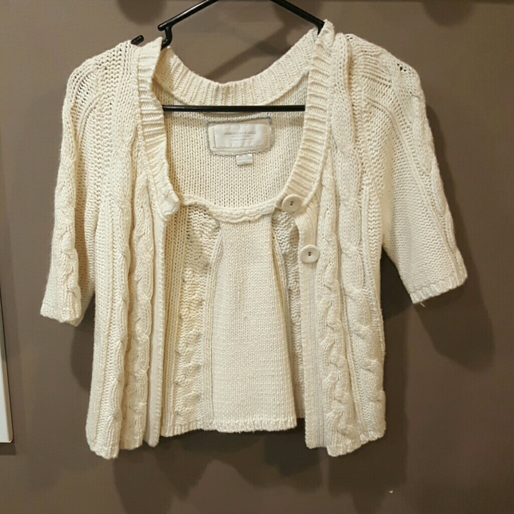 American Eagle short sleeve cardigan