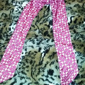 Coach ponytail  scarf