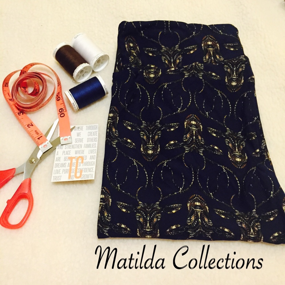 LulaRoe Mosaic Deer TC Leggings