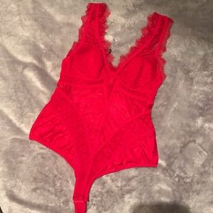 Bebe Lace Bodysuit