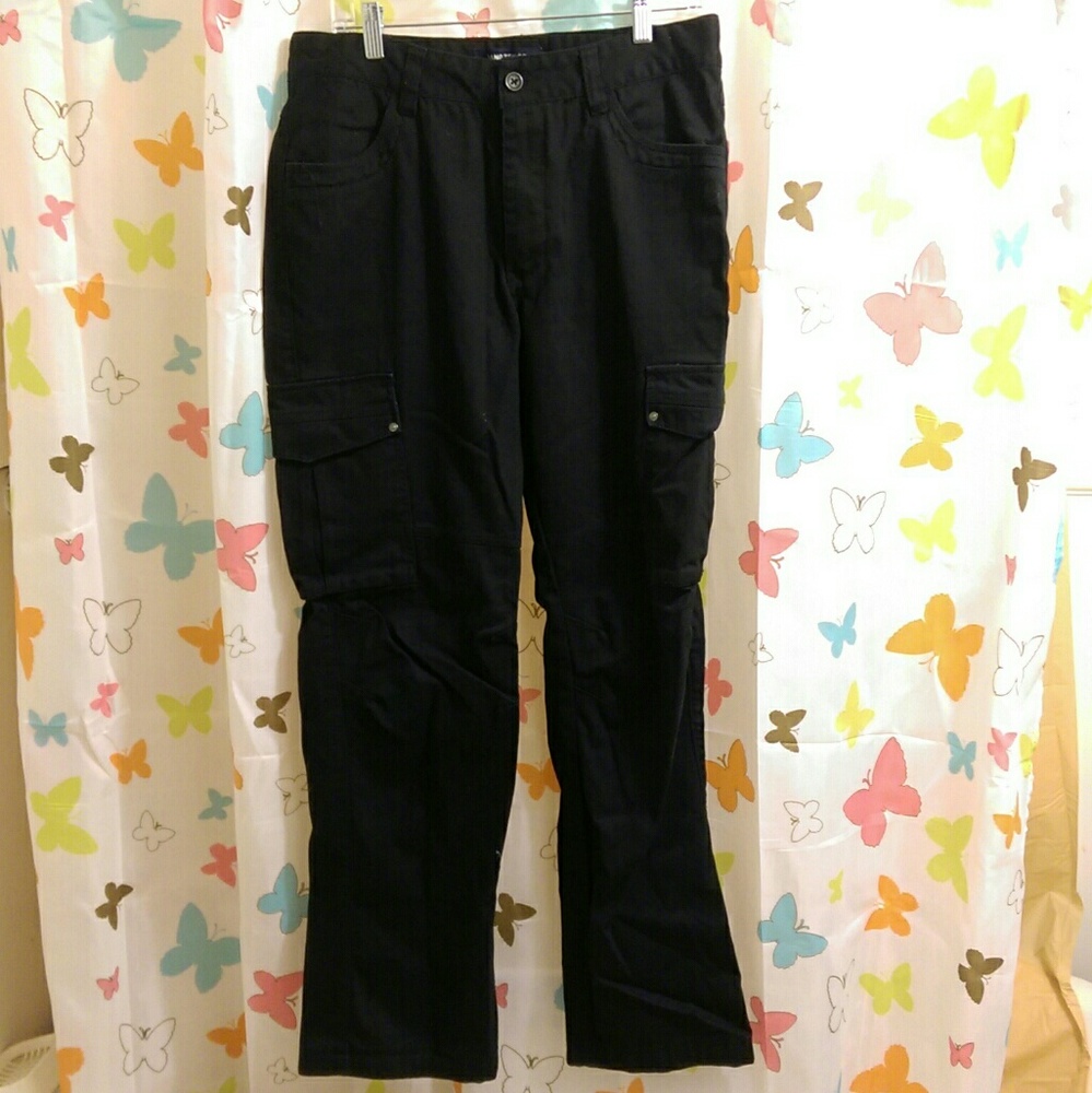 Black khaki pants