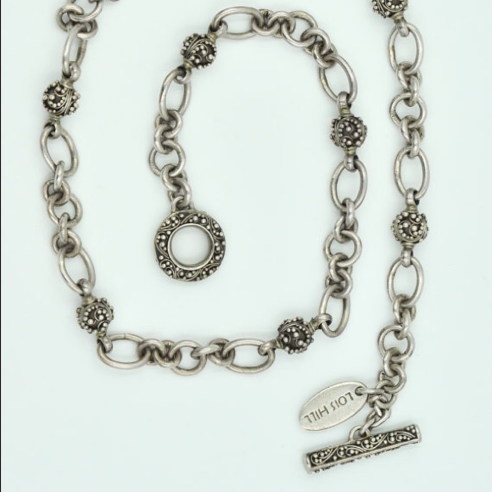 Gorgeous Lois Hill Sterling Silver Choker