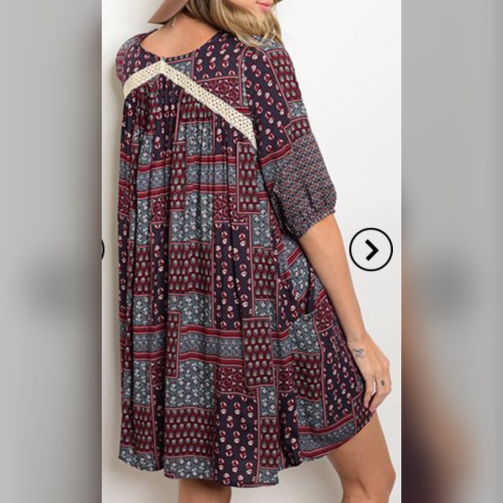 LAST ONE❤️LOWEST PRICE ❤️BOHO dress - Picture 2 of 7