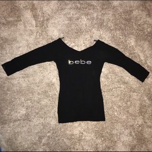 3/4 sleeve Bebe top