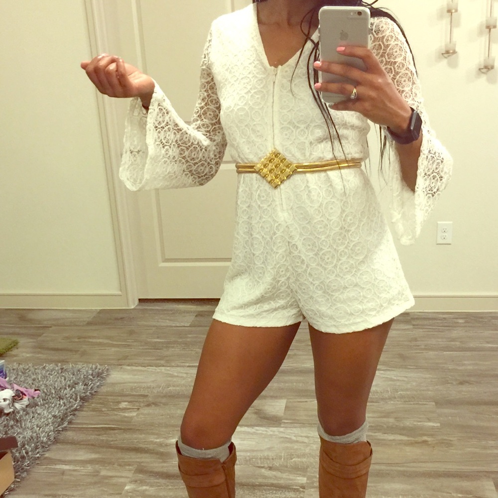 H&M Lace romper S. small NWT