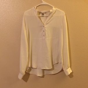 Half button blouse
