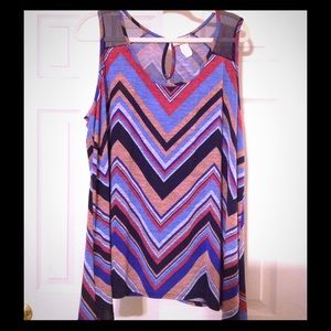 Multicolored tank/blouse