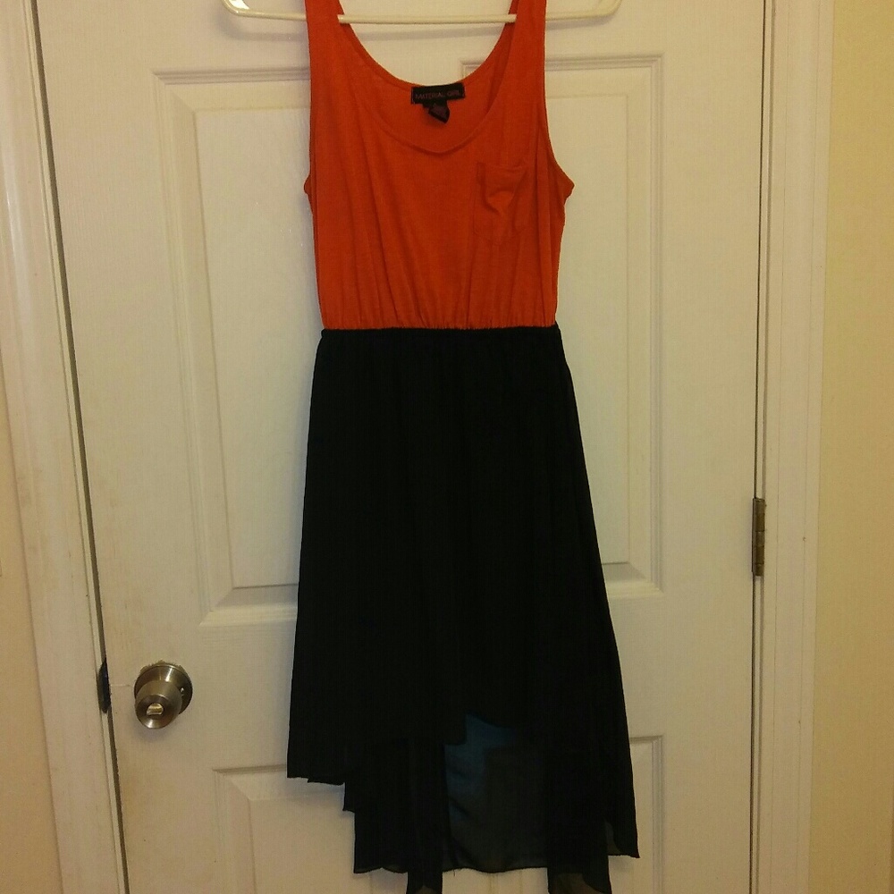 Adorable material girl high low dress