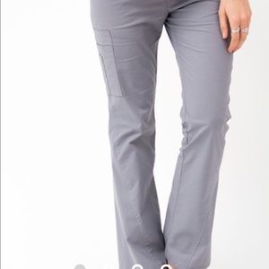 Jaanuu grey flare pants scrub bottoms