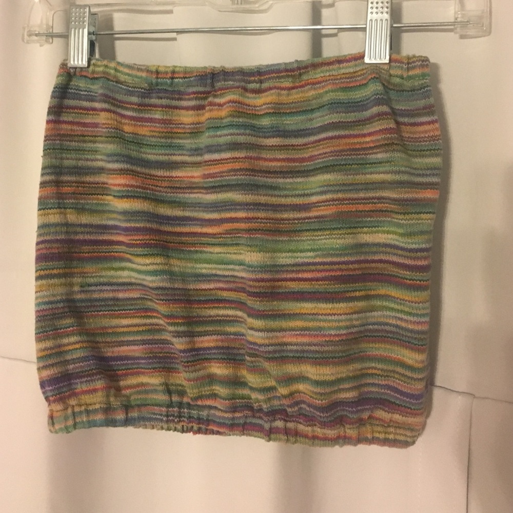 Knit tube top