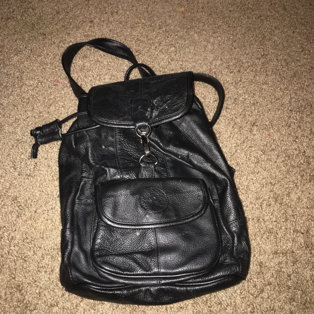 Small black backpack
