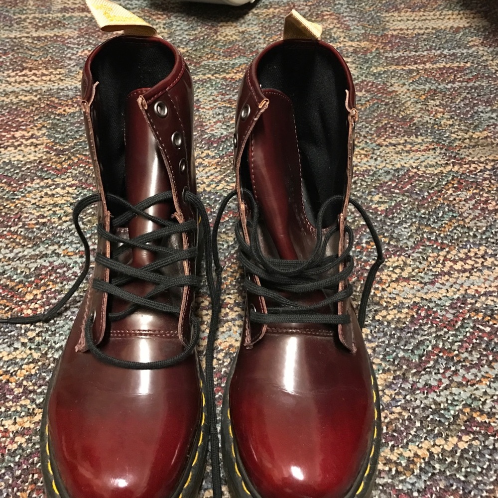 Burgundy Dr. Martens