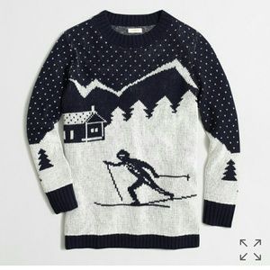 J crew factory ski sweater medium