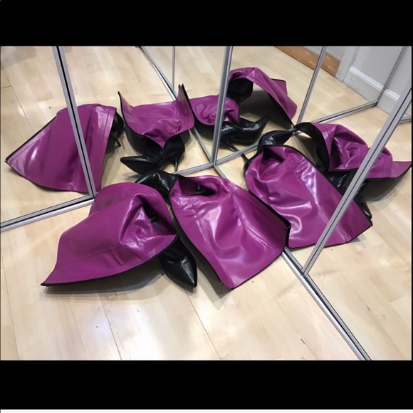 Dolce&Gabbana LeatherKneeHighHeelsBoots size36 1/2 - Picture 7 of 9