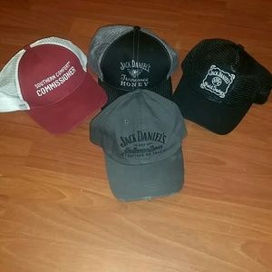 Bundle 4 hats southern comfort jack daniels honey