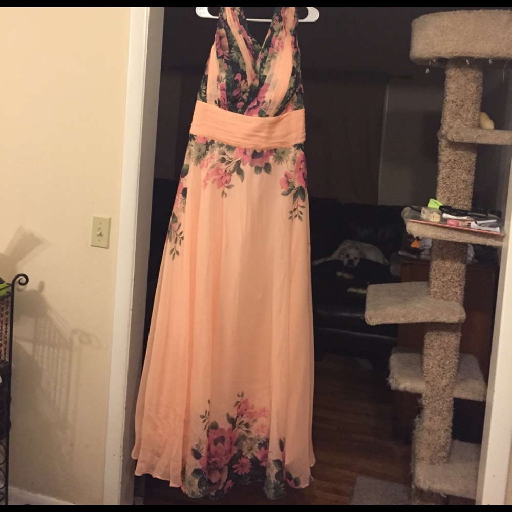 Grace Karin peachy/pink beautiful gown!!