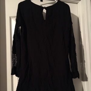 Black long sleeve tunic/dress