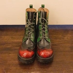 JEFFREY CAMPBELL COMBAT BOOTS - SUPER CUTE!