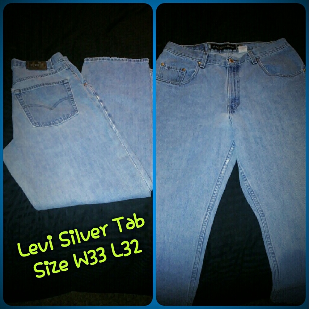 Men's Levi silver tabs