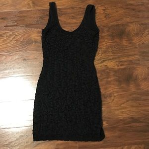 Arden B black backless dress