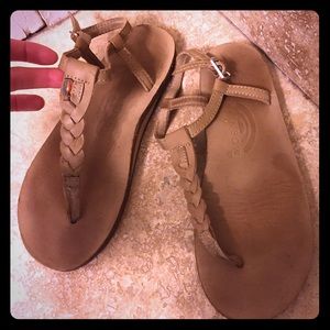 Rainbow twist sandals size 7.5