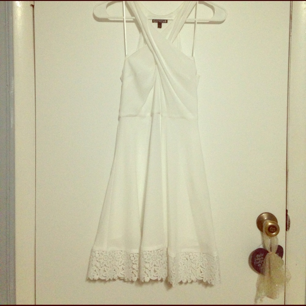 White Express dress