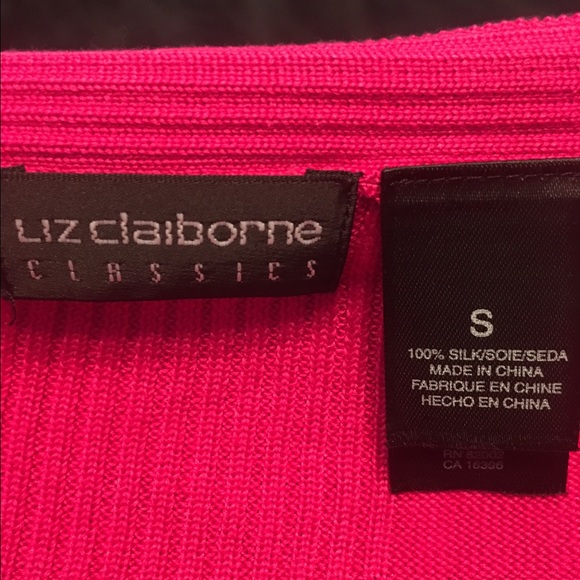 Liz Claiborne pink sweater - Picture 3 of 3