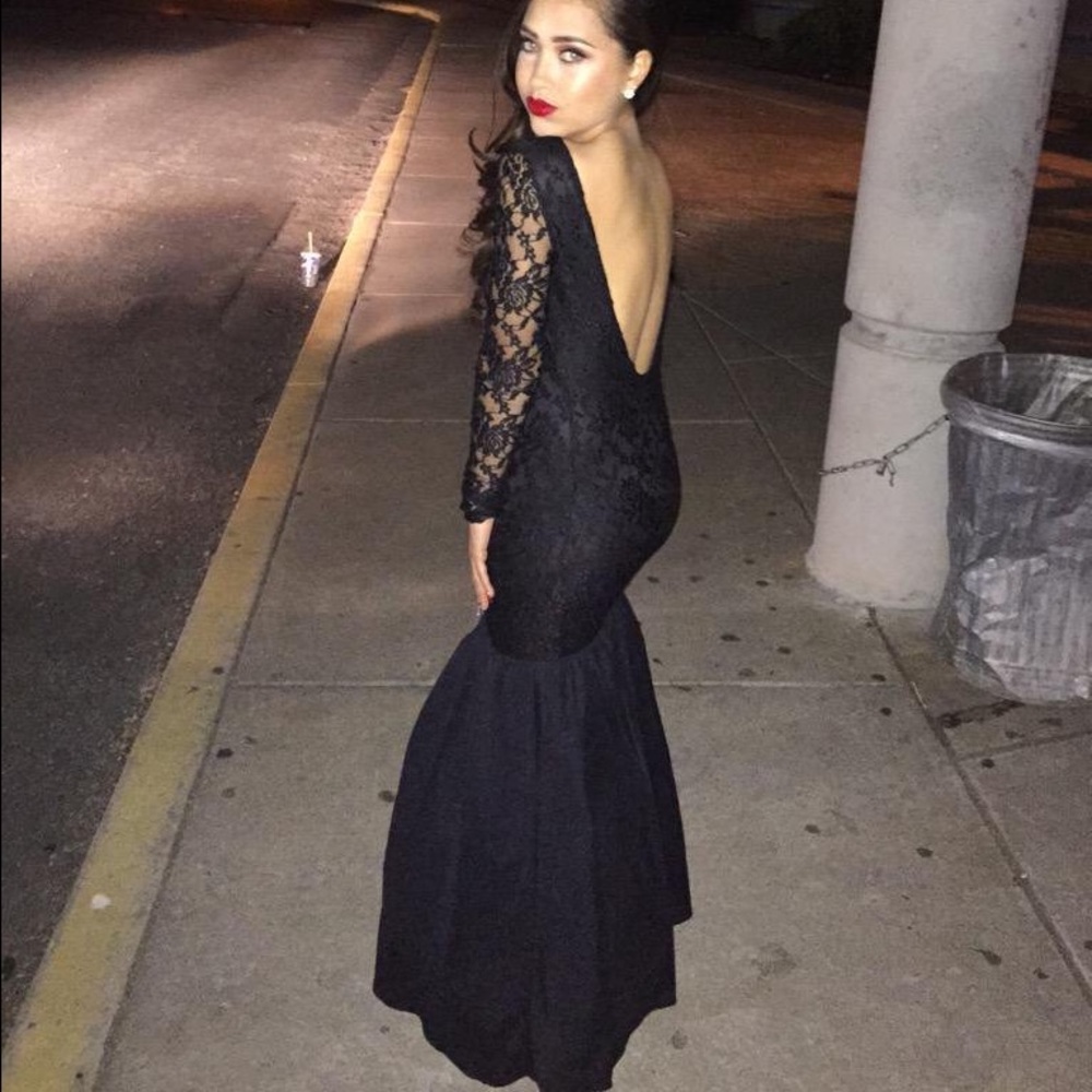 Lace Black Dress