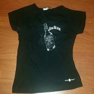 JIM BEAM Size Small bottle sketch tee