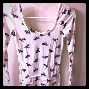 nollie--Pacsun motorcycle long sleeve stretch top